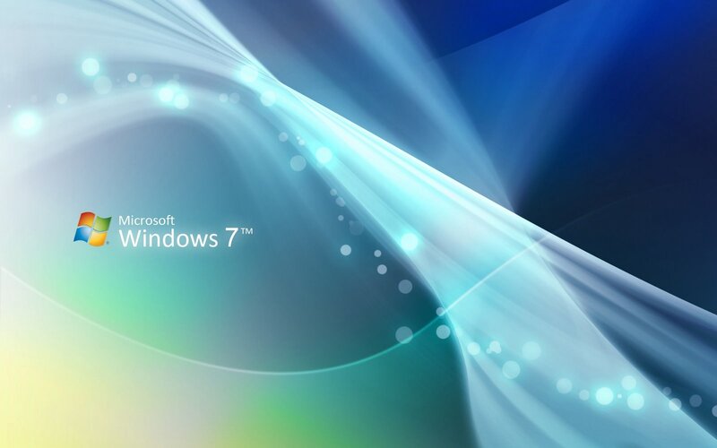 Microsoft Windows 7 Logo — Blue, Serene, Digital Art