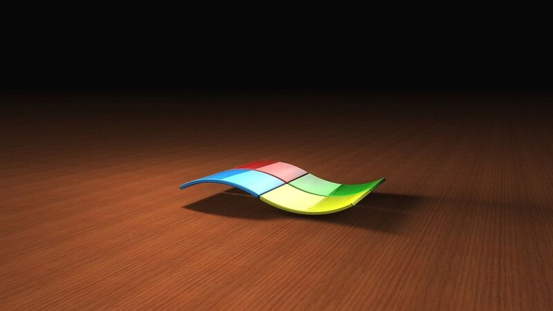 Microsoft Windows Logo — Brown
