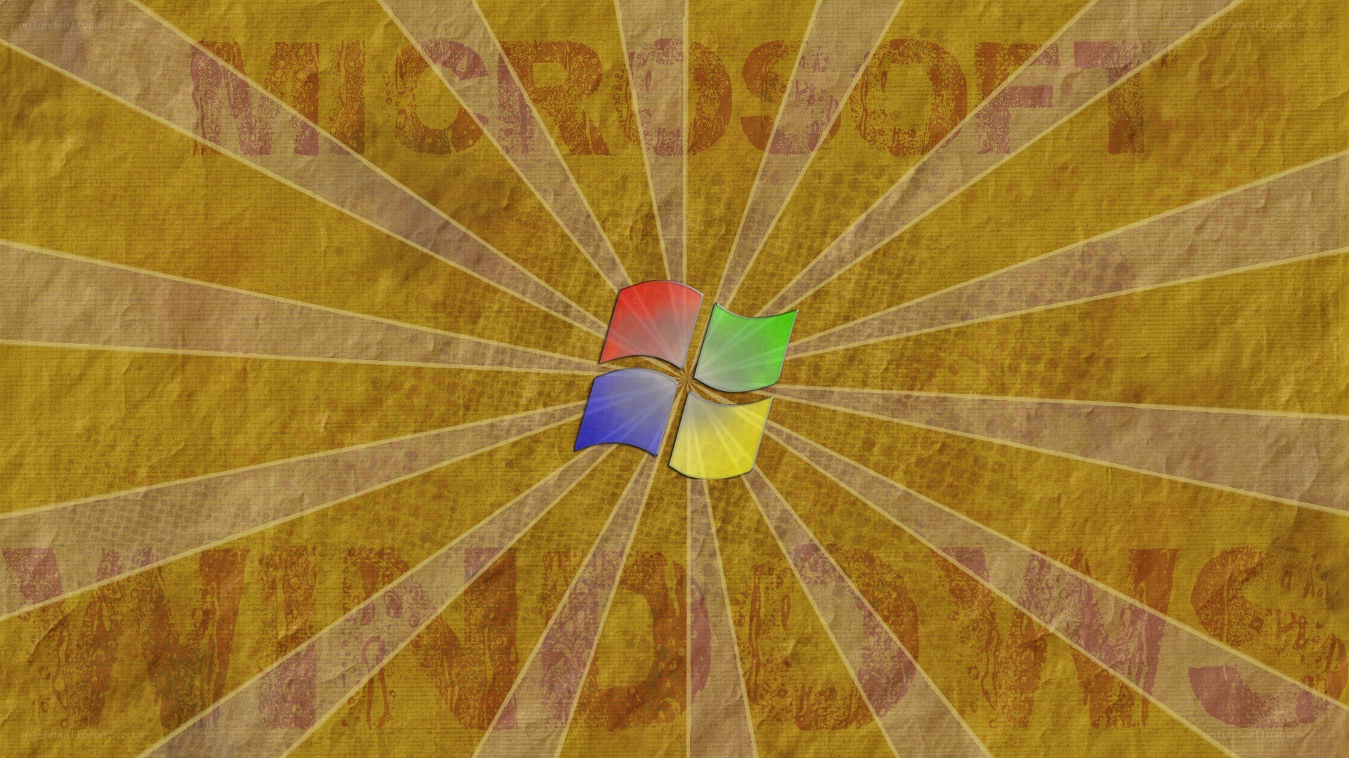 Microsoft Windows logo on textured background