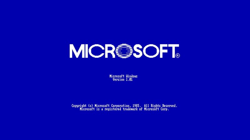 Microsoft Windows Startup Screen