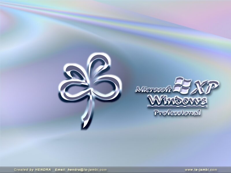 Microsoft Windows XP Logo — Blue, Calm