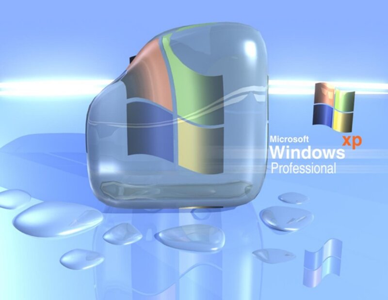 Microsoft Windows XP Logo — Blue, Serene