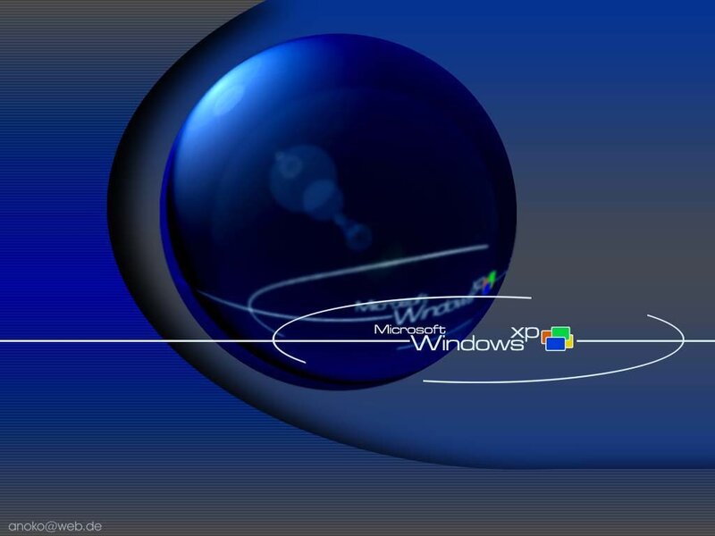 Microsoft Windows XP Logo — Blue, Technological