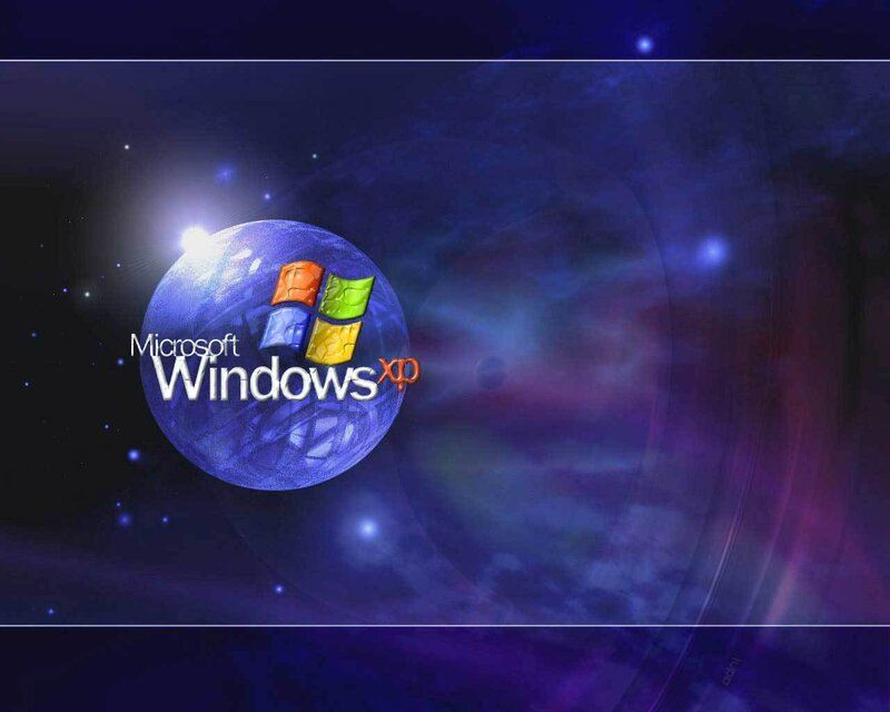 Microsoft Windows XP Logo — Blue