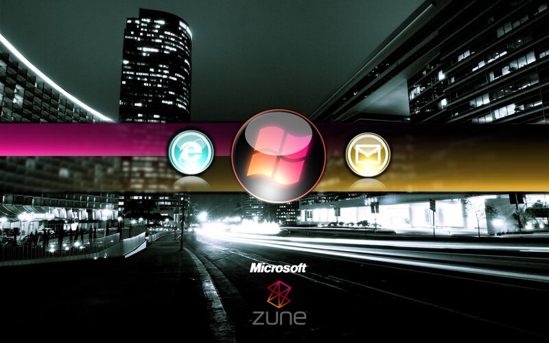 Microsoft Zune desktop background