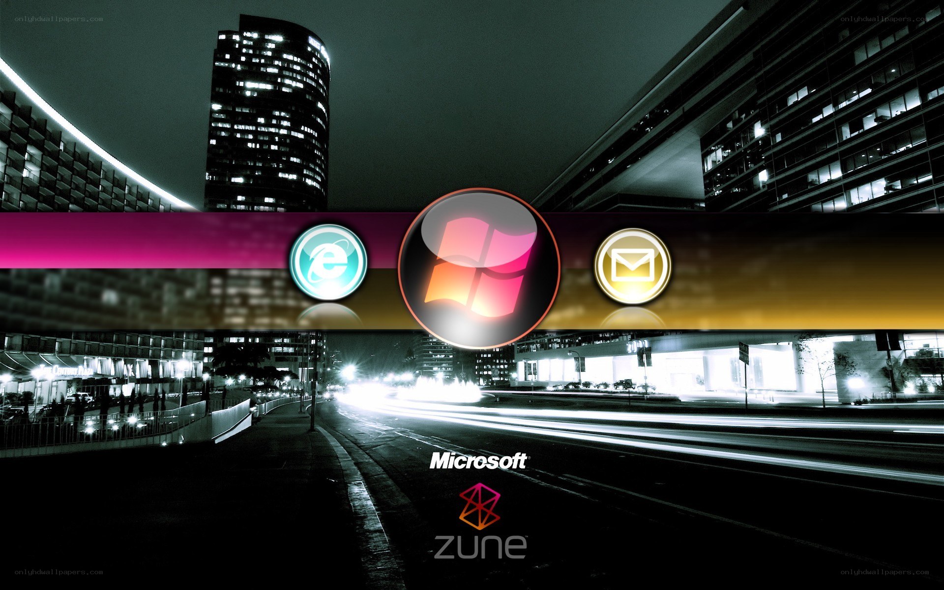Microsoft Zune desktop background