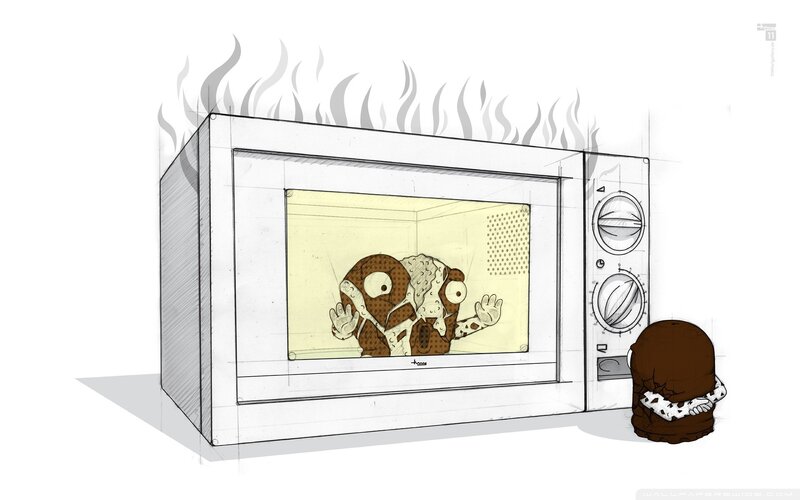 Microwave Monster Chaos