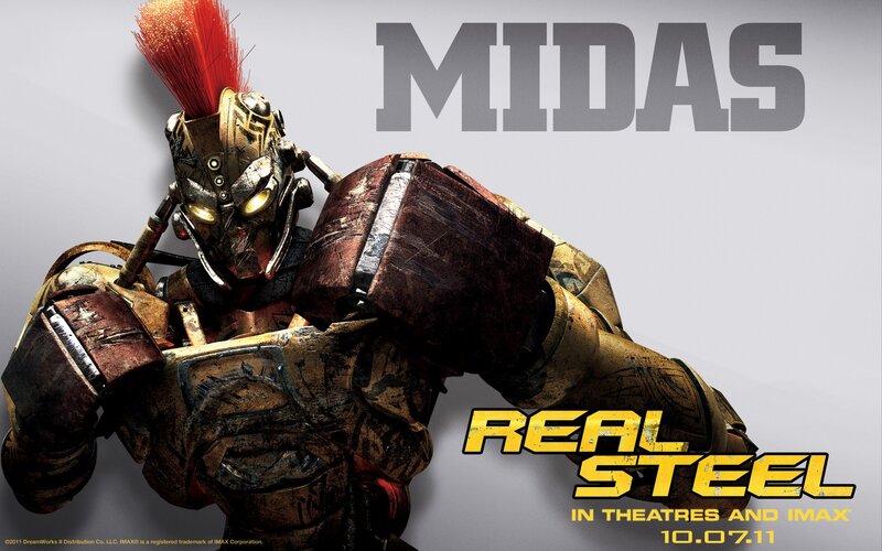 Midas robot character poster