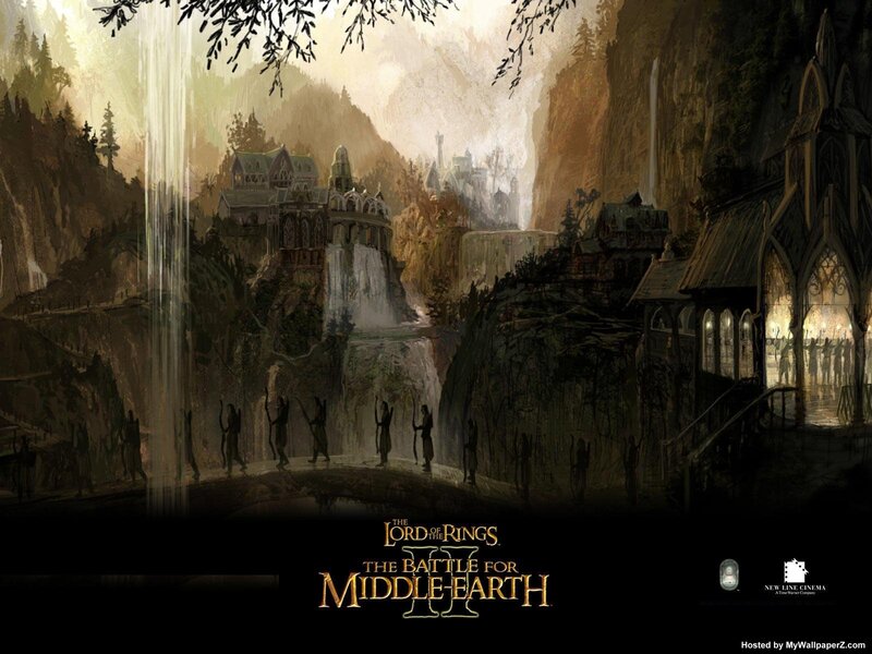 Middle-earth battle scene