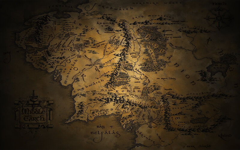 Middle-earth map