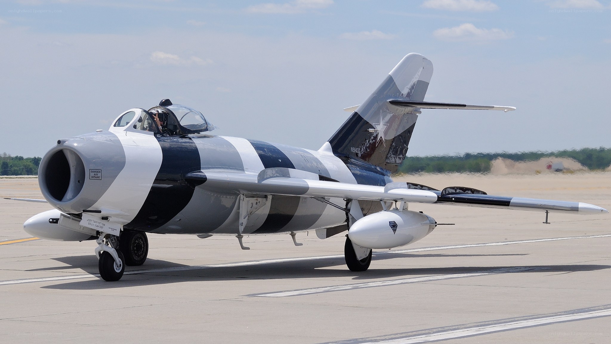 mig-15 jet on tarmac