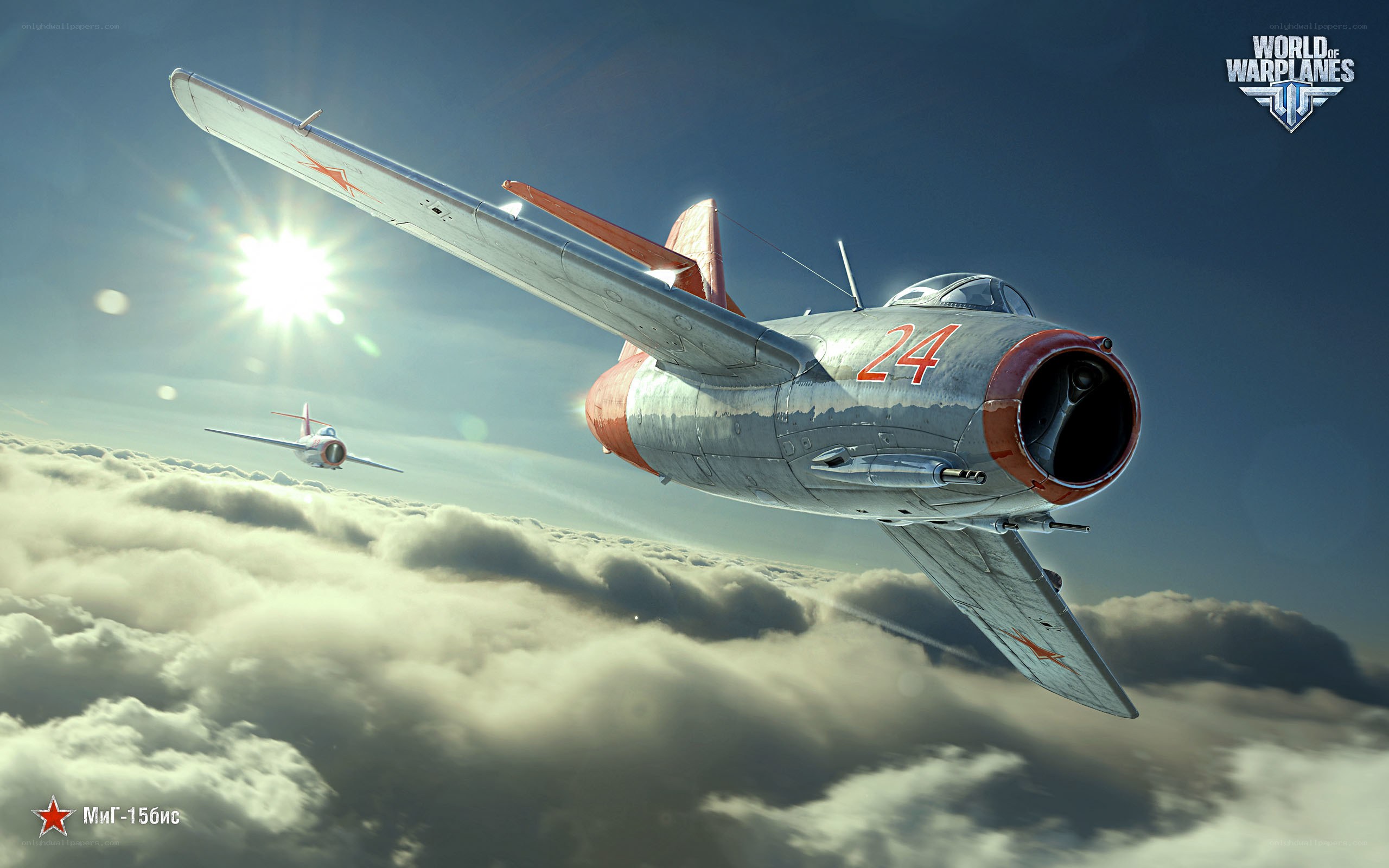 MiG-15bis in flight