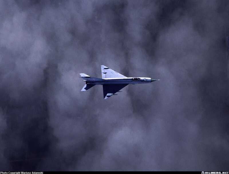 Mig-21 Fighter Jet — Gray