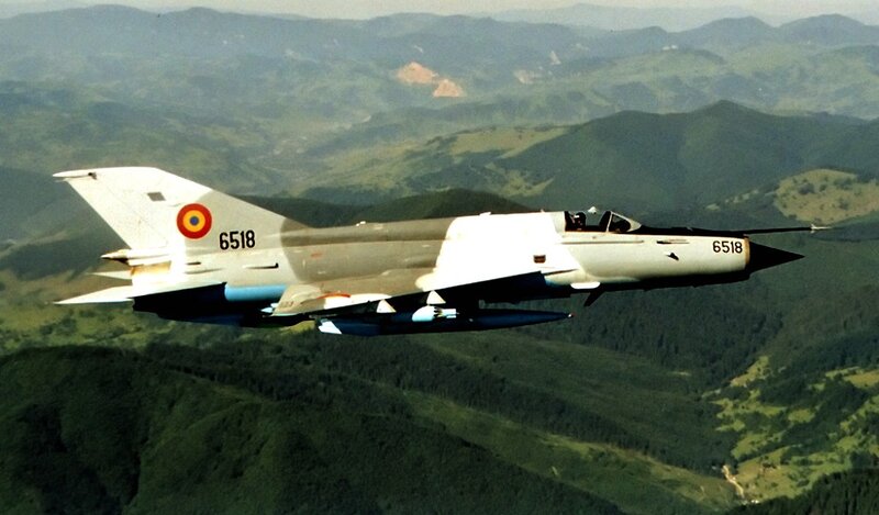 MiG-21 Fighter Jet — Green
