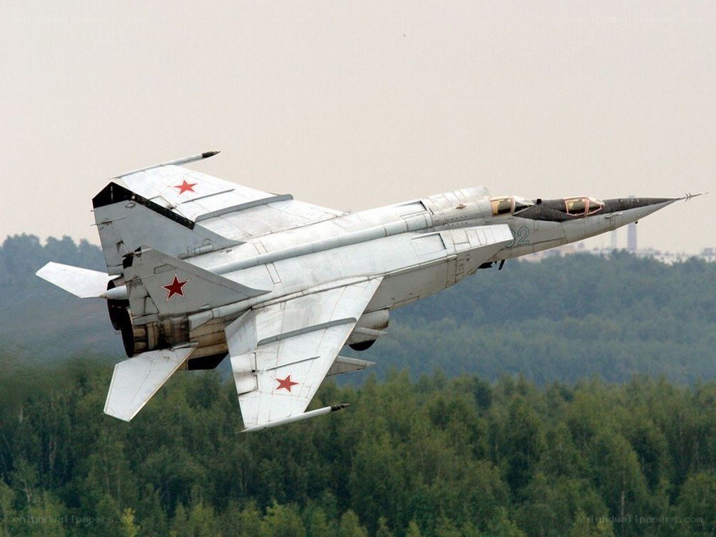 MiG-23 fighter jet in flight