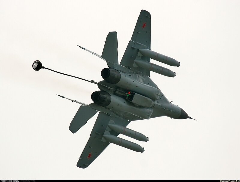 Mig-29 Fighter Jet — Gray, Dramatic, Photograph, Aircraft, Missiles, Star Insignia