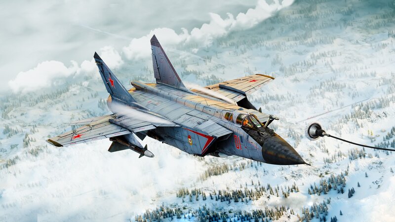 MiG-29 Fighter Jet — Gray, Dramatic, Winter, Digital Art