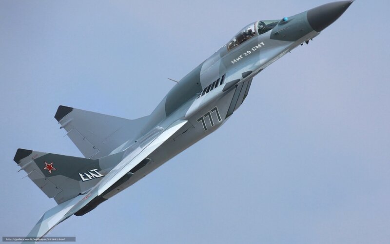 MiG-29 Fighter Jet — Gray, Dynamic, Afternoon, Photograph, Aircraft, Sky, Tail Fin