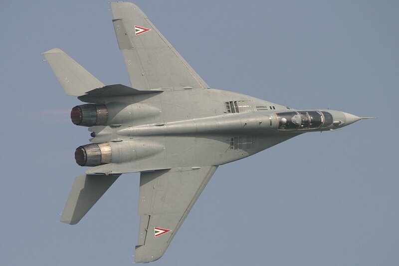 Mig-29 Fighter Jet — Gray, Neutral