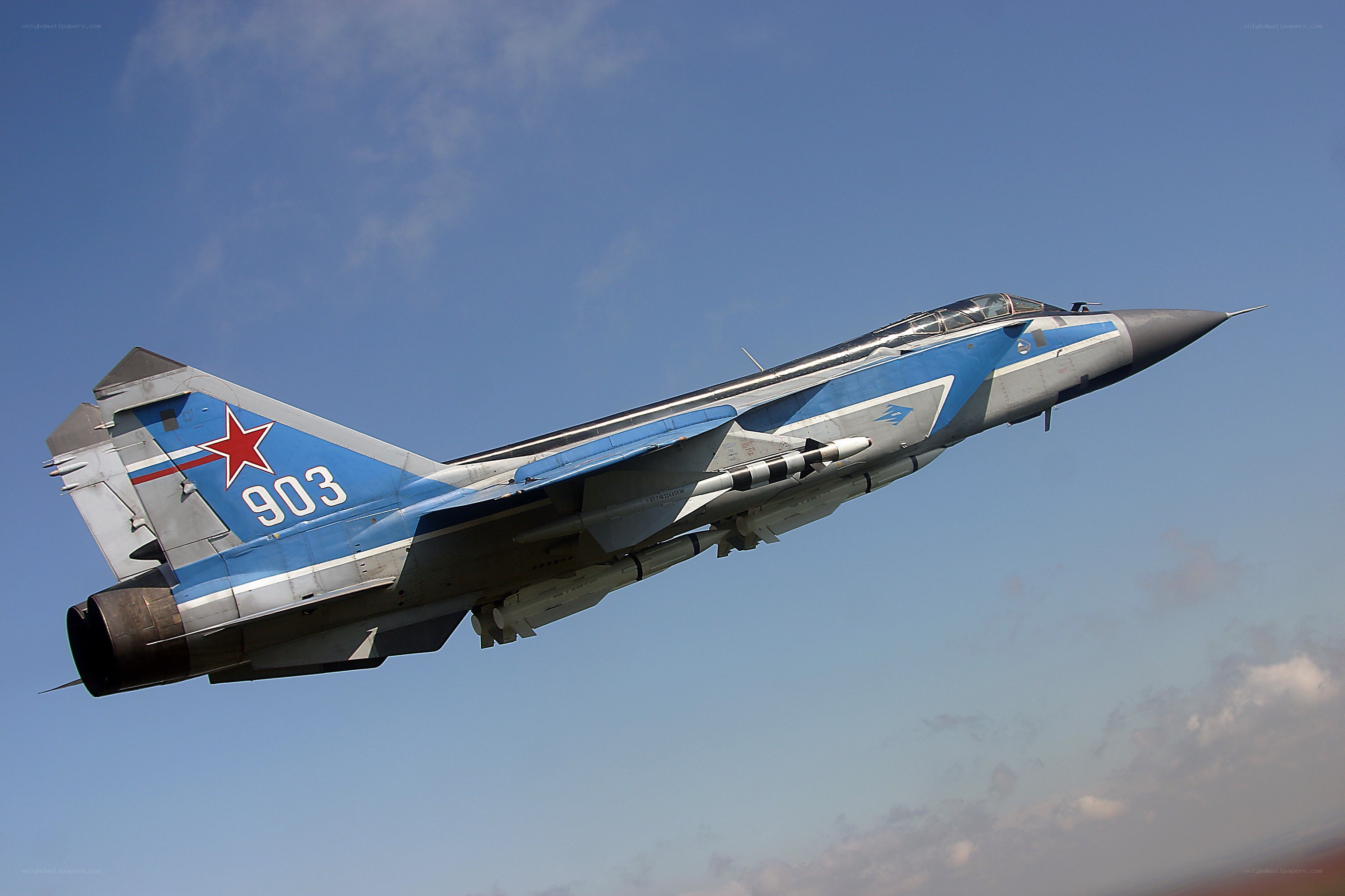 MiG-29 fighter jet in flight