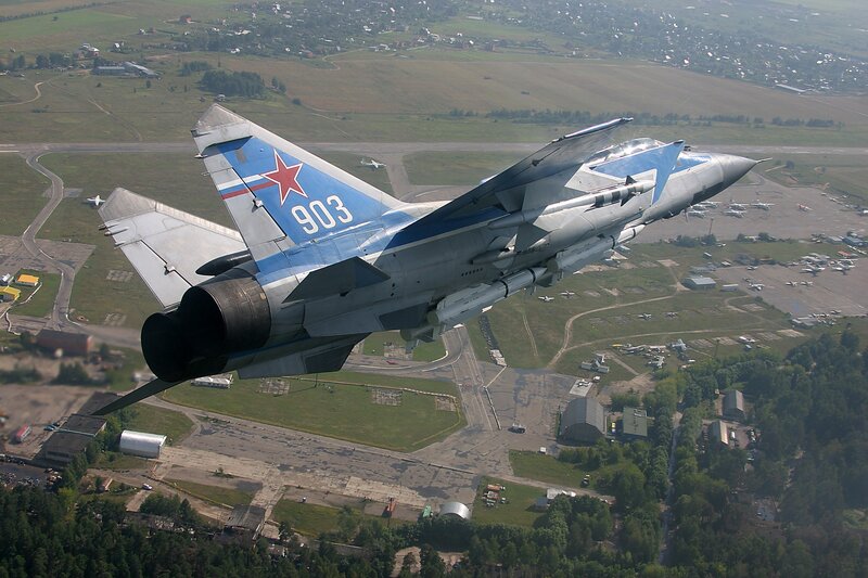 MiG-29 fighter jet in flight