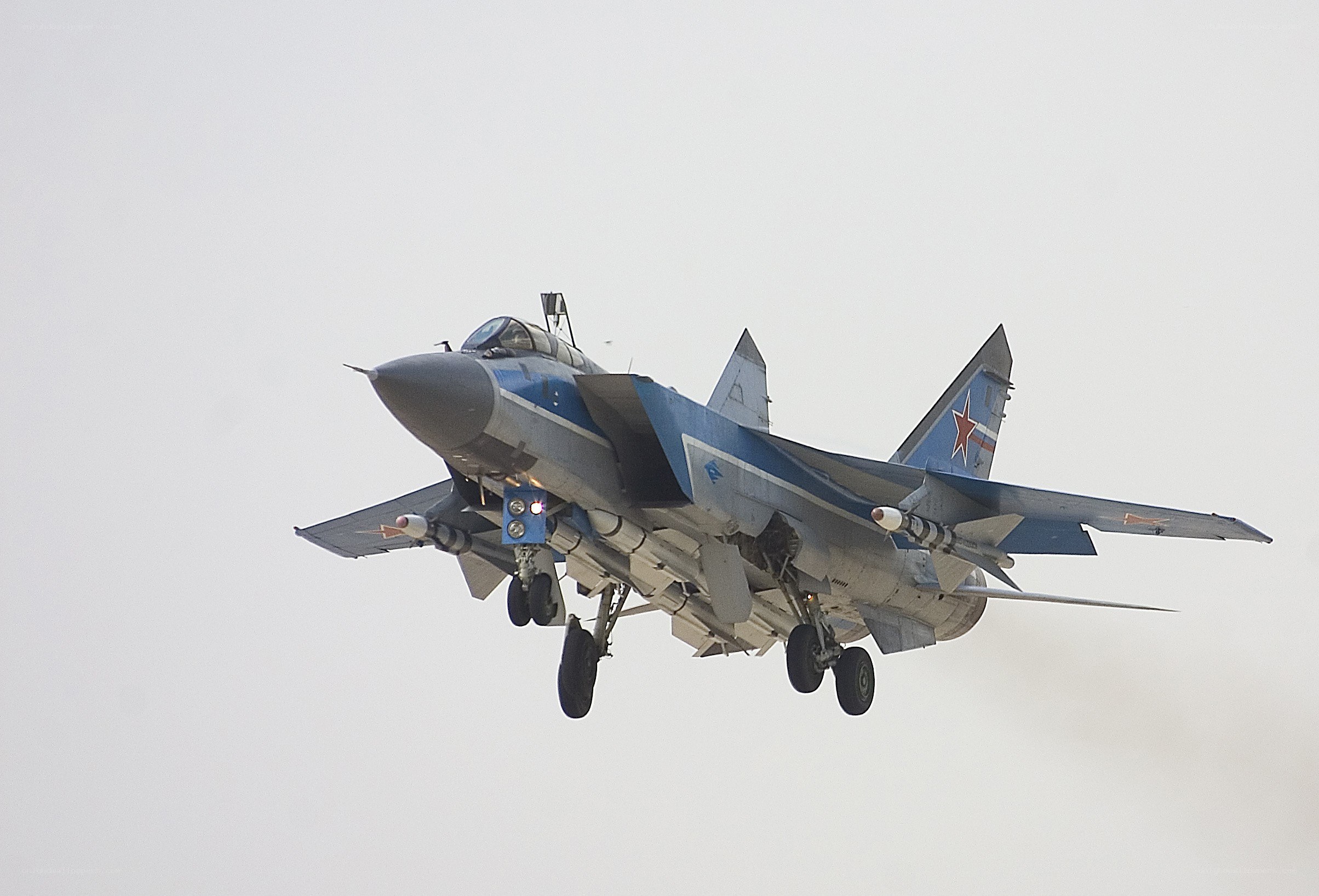 MiG-29 fighter jet in flight