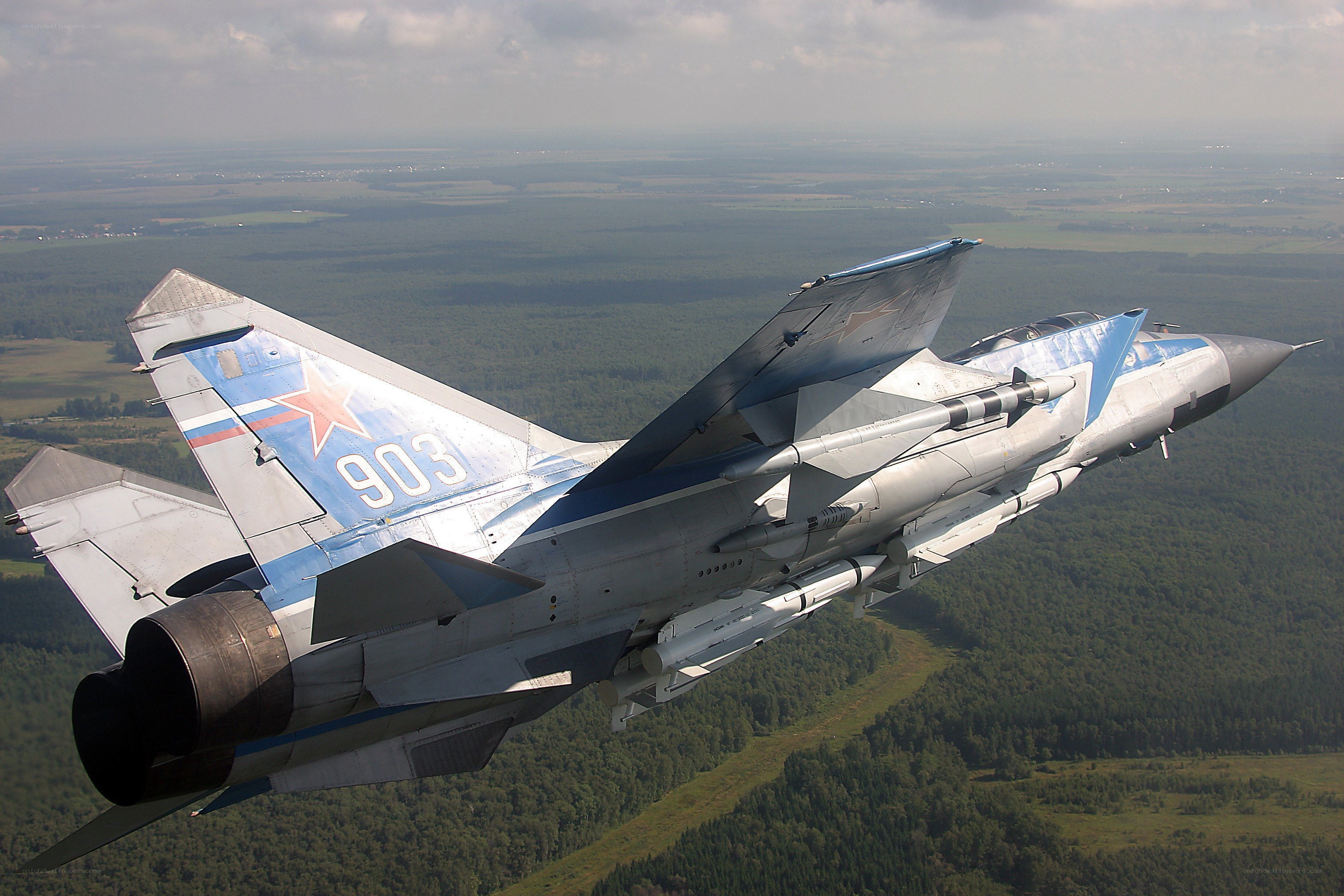 MiG-29 fighter jet in flight