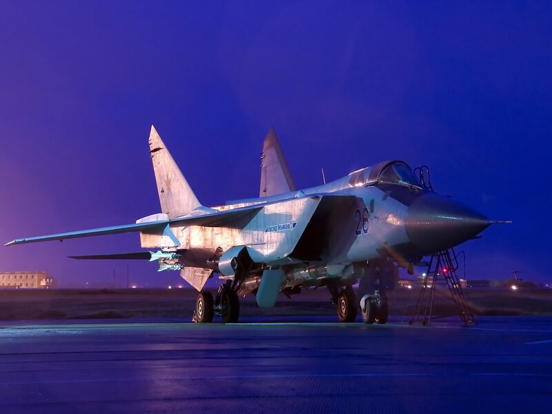 MiG-29 fighter jet on tarmac