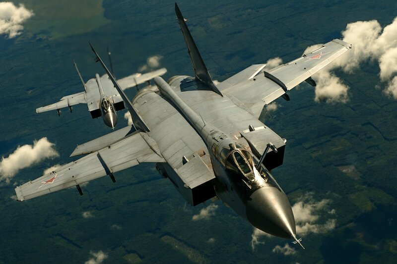 MiG-29 Fighter Jets — Gray, Dramatic