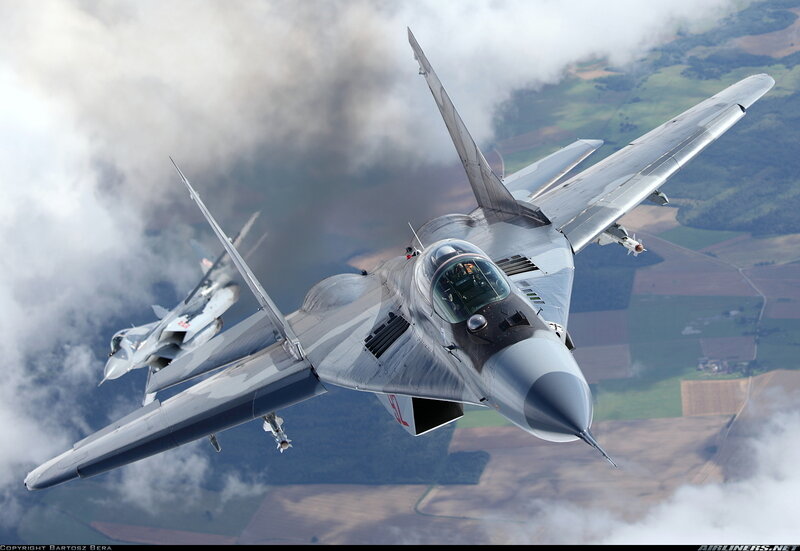 MiG-29 Fighter Jets — Gray