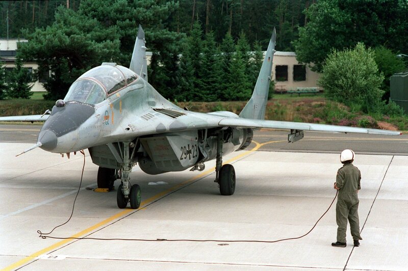 MiG-29 on the tarmac