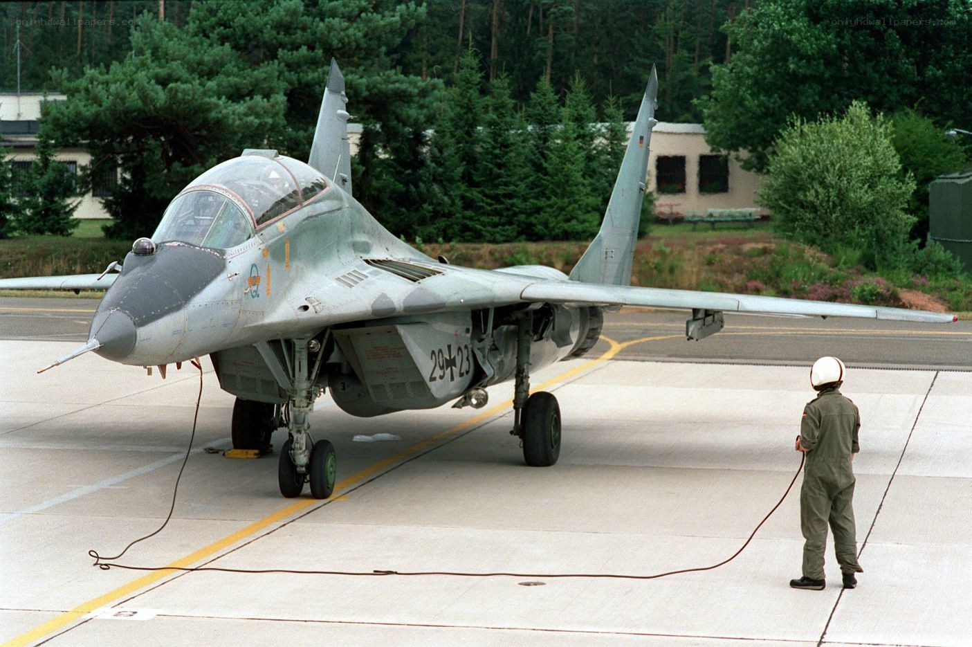 MiG-29 on the tarmac