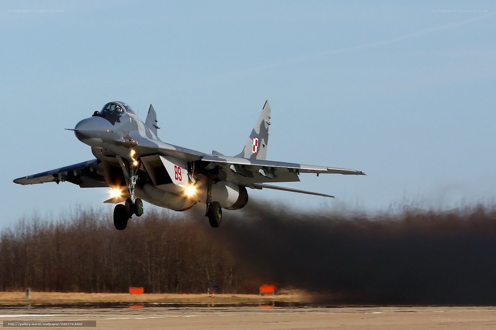 MiG-29 taking off