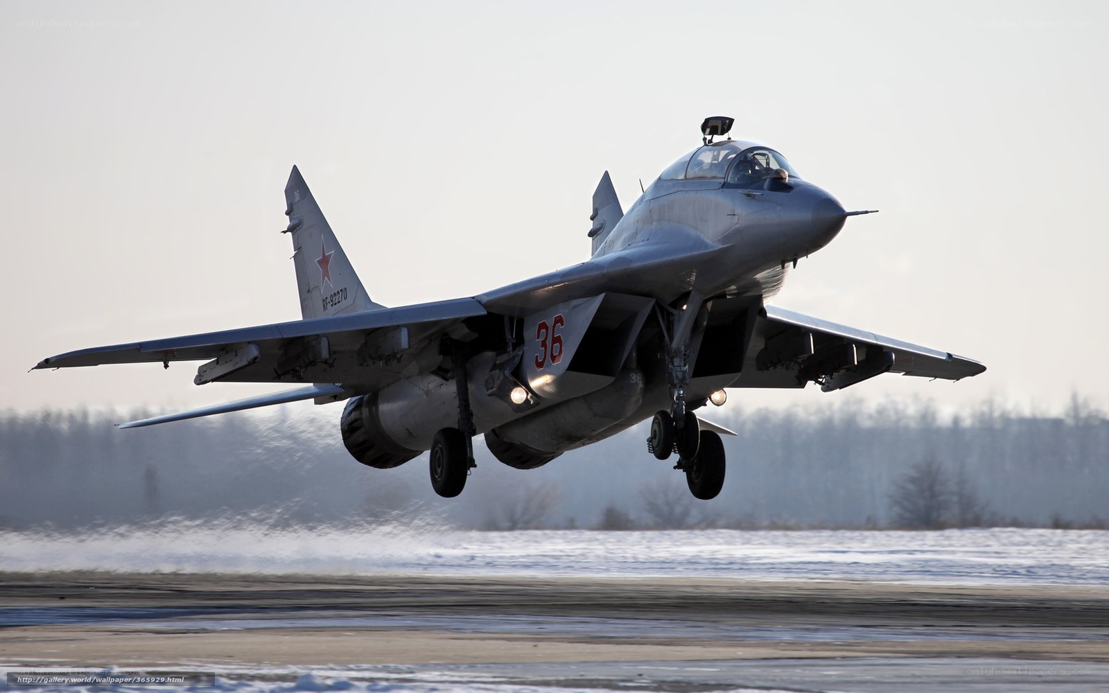 MiG-29 taking off