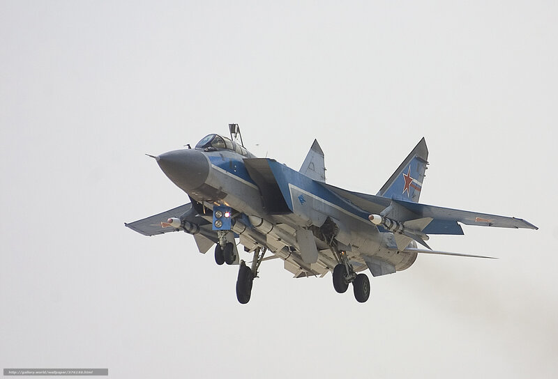 Mig-31 Fighter Jet — Gray, Dramatic, Photograph, Aircraft