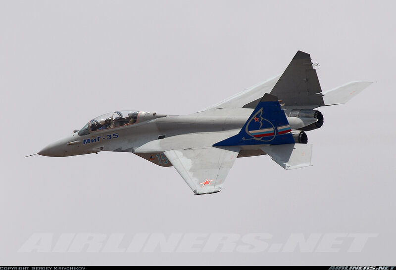 MiG-35 Fighter Jet — Gray, Neutral
