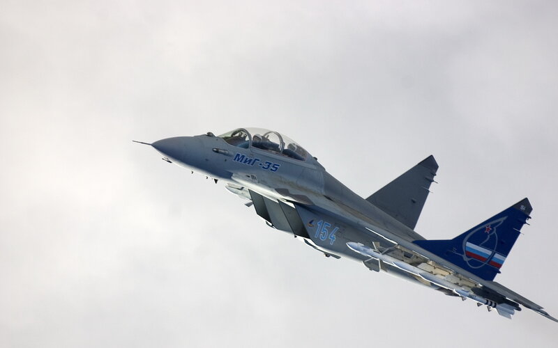 MiG-35 Fighter Jet — Gray