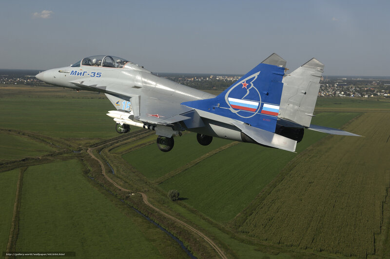 MiG-35 Fighter Jet — Green