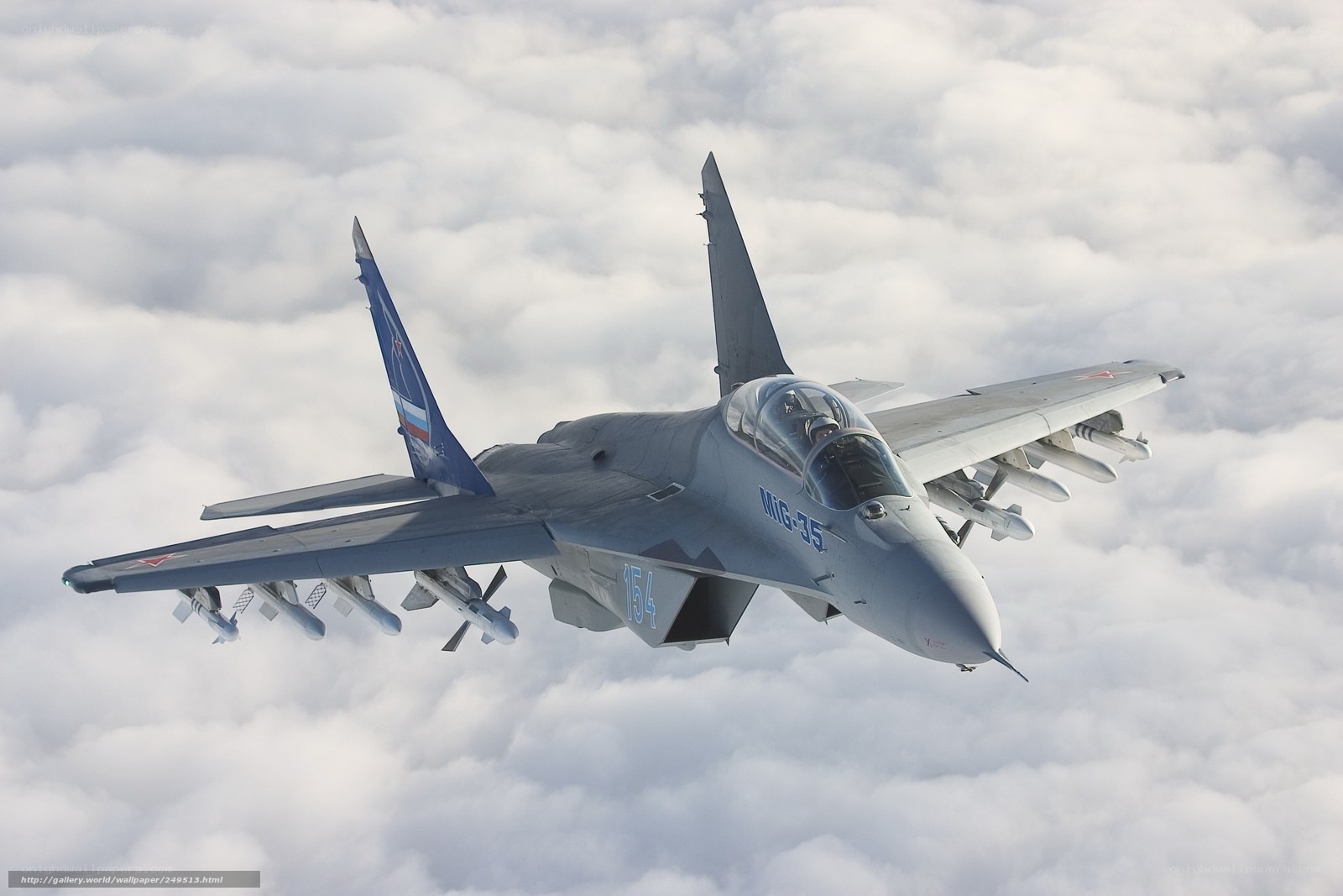 MiG-35 fighter jet in flight