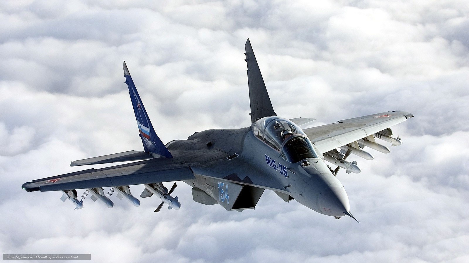 MiG-35 fighter jet in flight