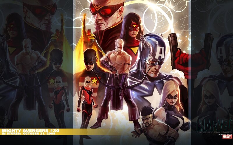 Mighty Avengers comic cover