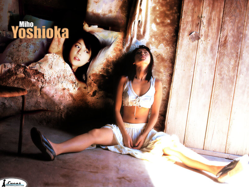 Miho Yoshioka in a rustic setting