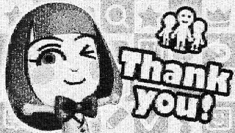 Mii Character Winking