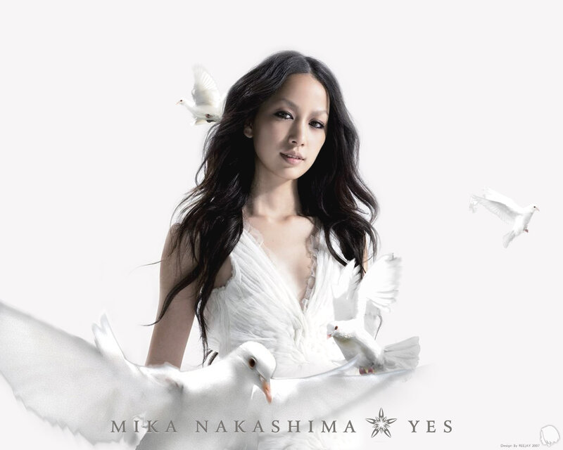 Mika Nakashima with doves