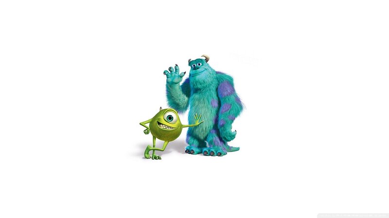 Mike and Sulley from Monsters, Inc.