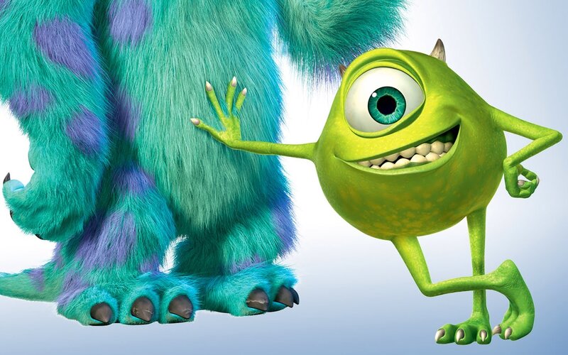 Mike Wazowski and Sulley from Monsters, Inc.