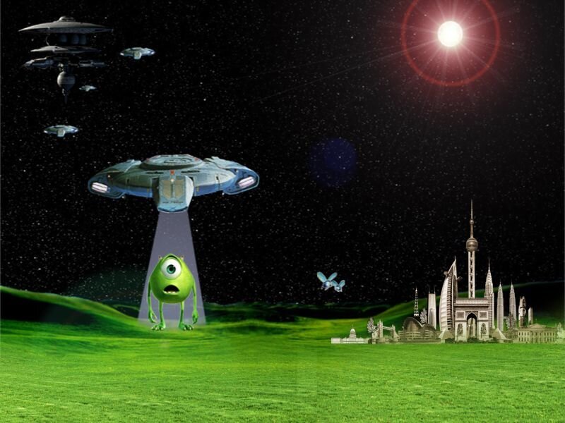 Mike Wazowski on alien planet