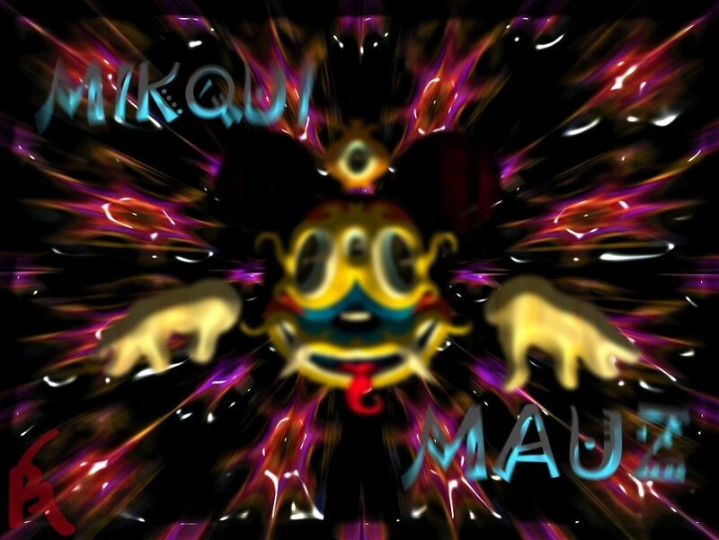 Mikqui Mauz logo art