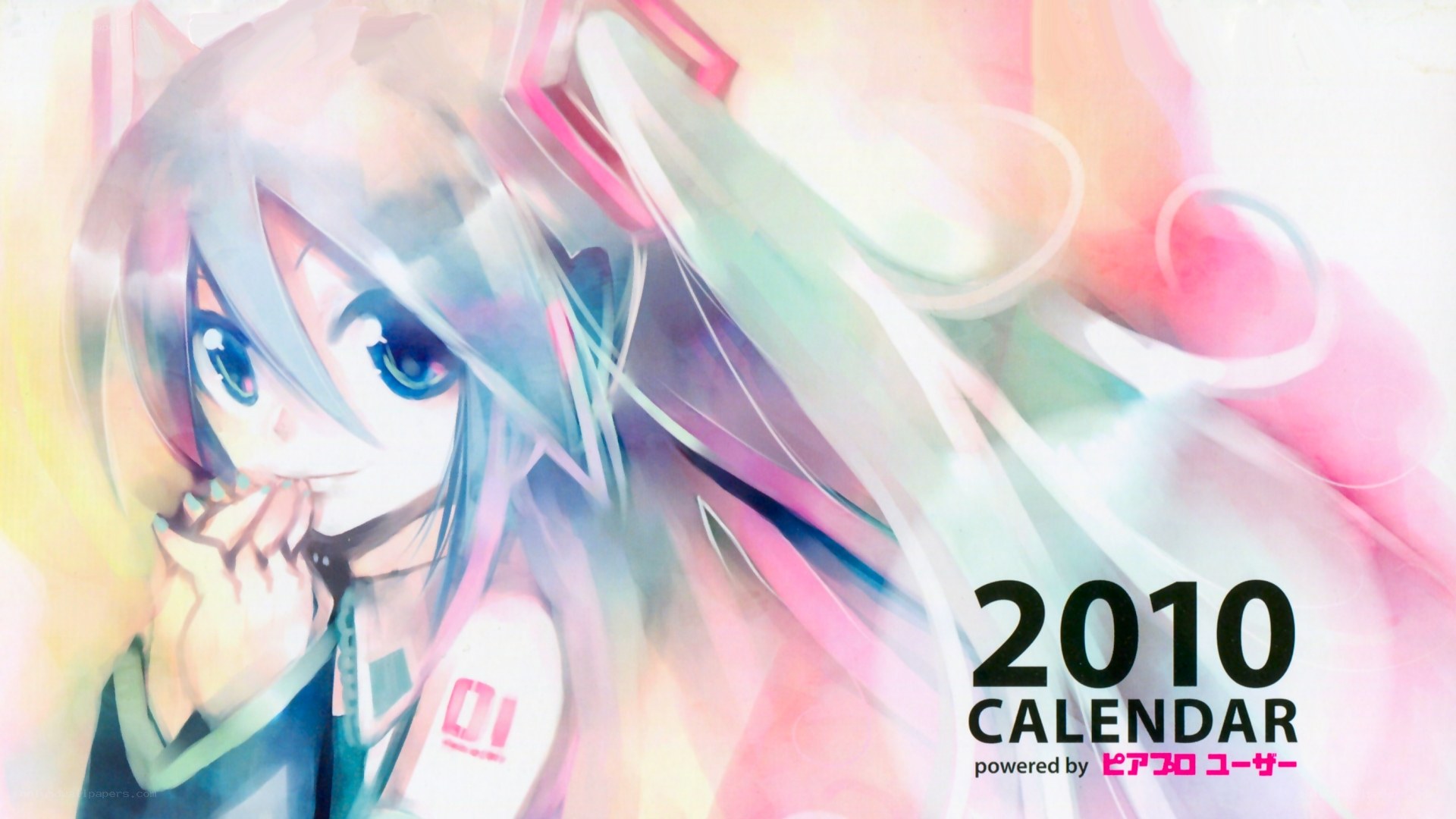 Miku 2010 calendar cover
