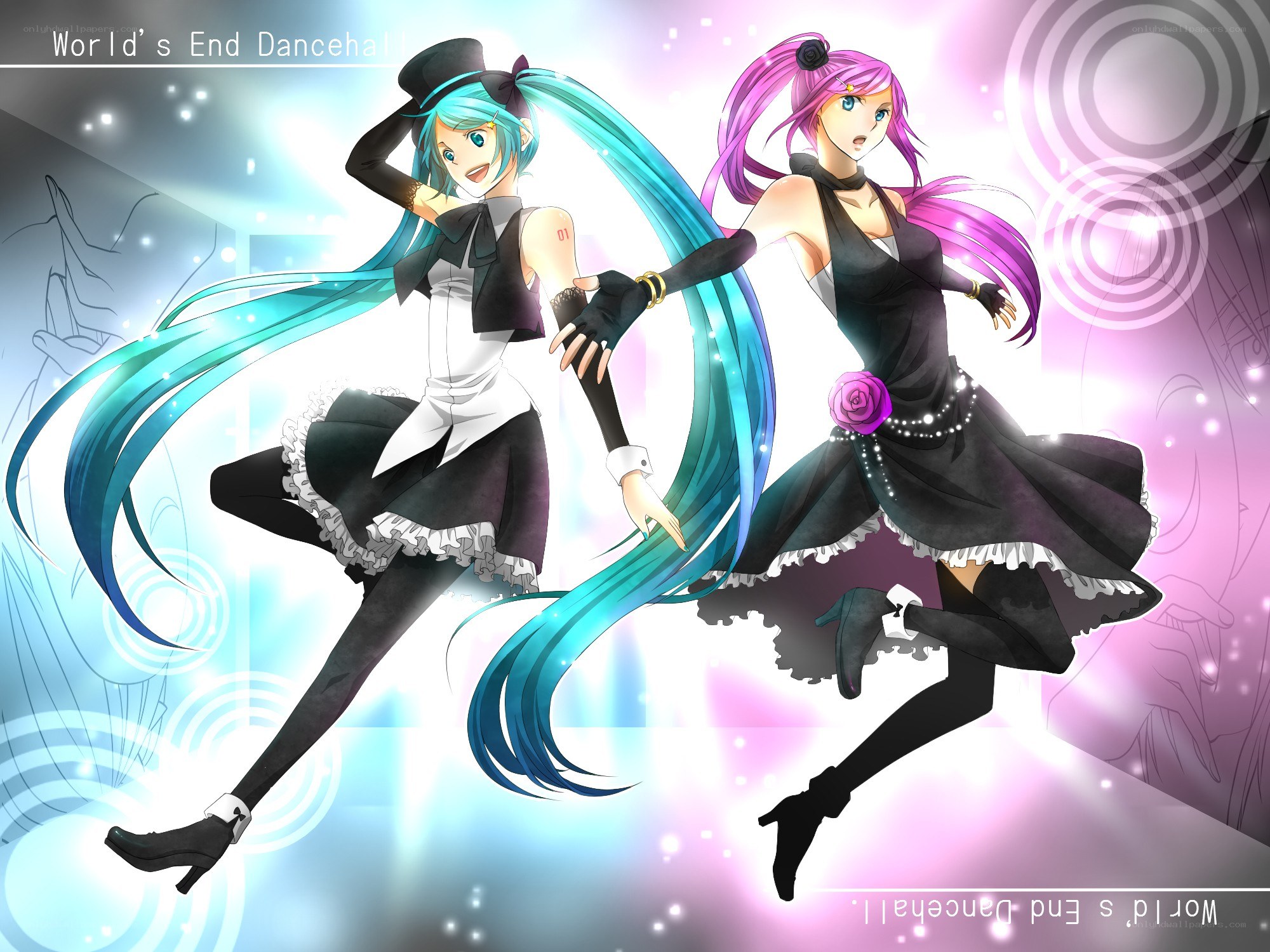 Miku and a friend dancing